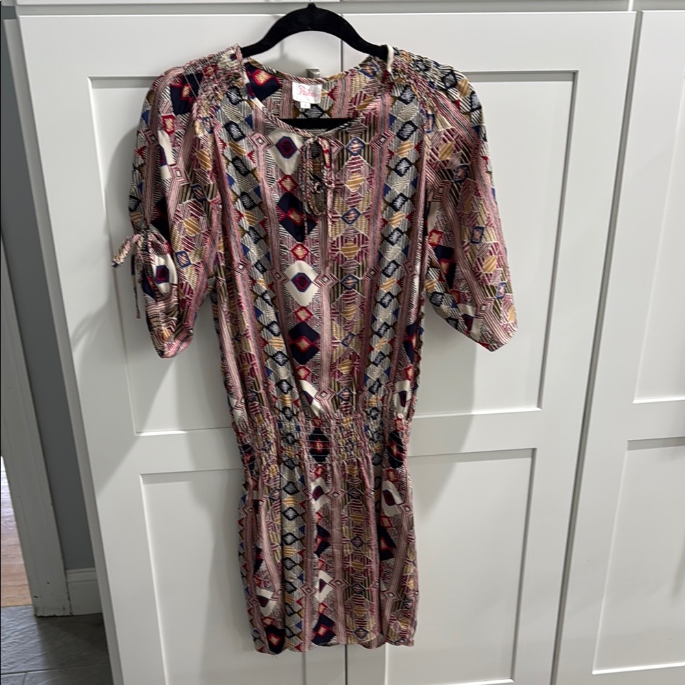 Parker Multicolor Geometric Dress